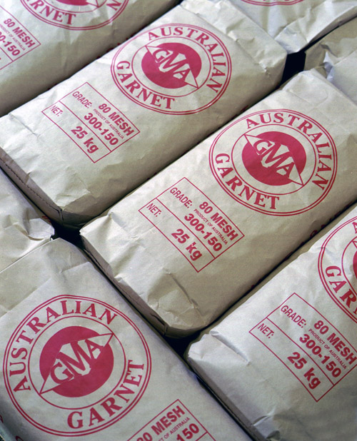 Bags of GMA Garnet